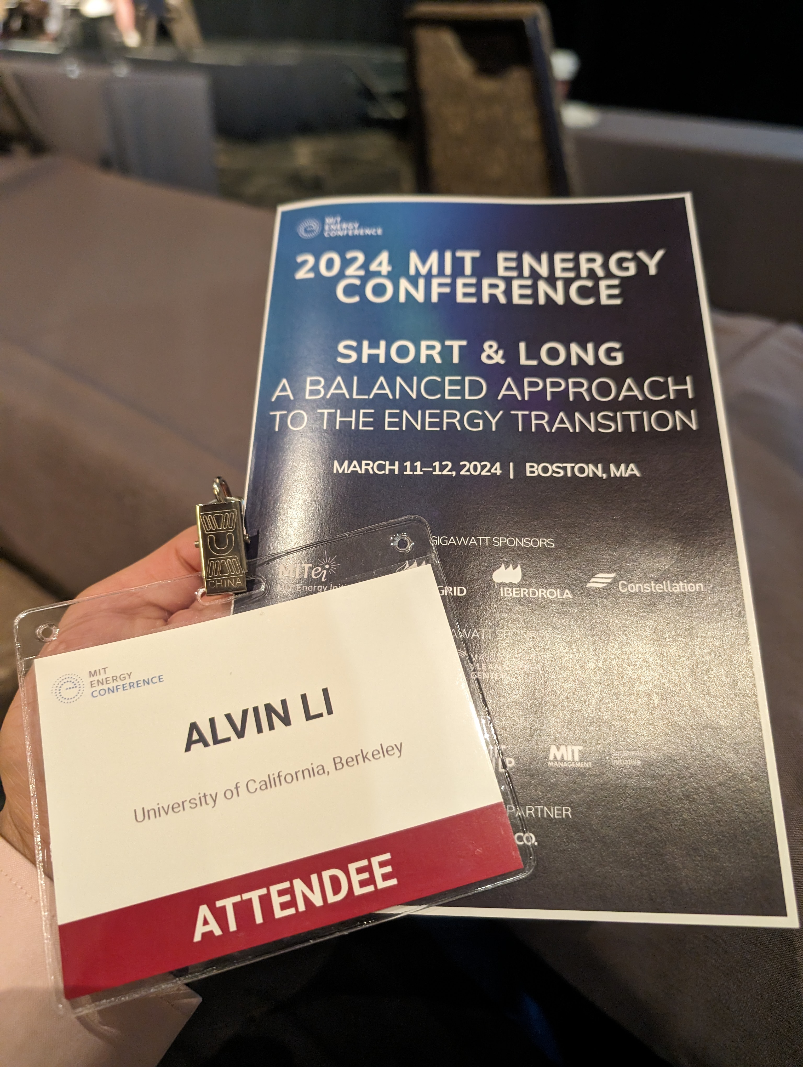 MIT Energy Conference 2024 - Alvin Li